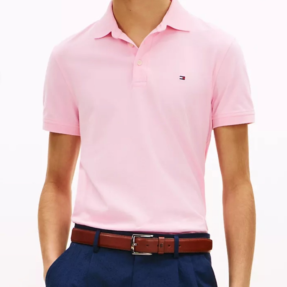 REGULAR FIT STRETCH TOMMY POLO